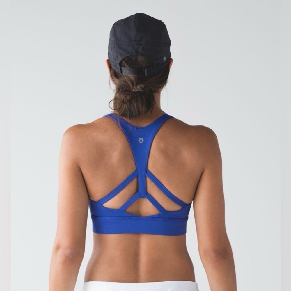 Lululemon Circuit Breaker Bra Sapphire Blue size 4